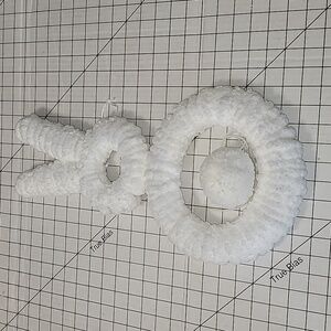 Yarn Bunny Rabbit with Fluffy Pom‎ Pom Tail - Hand Crafted